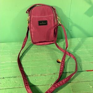 Kedzie Burgundy Crossbody Bag